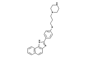 2-[4-(3-piperazinopropoxy)phenyl]-1H-benzo[e]benzimidazole
