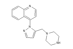 4-[5-(piperazinomethyl)pyrazol-1-yl]quinoline