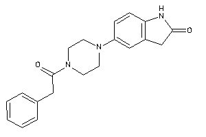 5-[4-(2-phenylacetyl)piperazino]oxindole