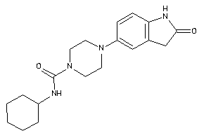 N-cyclohexyl-4-(2-ketoindolin-5-yl)piperazine-1-carboxamide