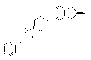 5-(4-phenethylsulfonylpiperazino)oxindole