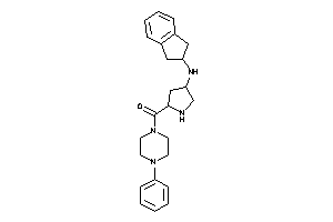 [4-(indan-2-ylamino)pyrrolidin-2-yl]-(4-phenylpiperazino)methanone