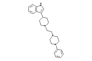 3-[1-[2-(4-phenylpiperazino)ethyl]-4-piperidyl]-1H-indole