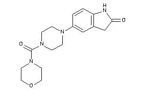 5-[4-(morpholine-4-carbonyl)piperazino]oxindole