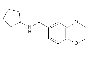 Cyclopentyl(2,3-dihydro-1,4-benzodioxin-6-ylmethyl)amine