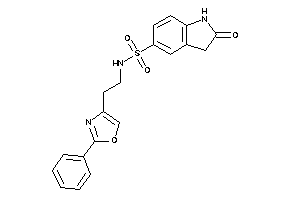 2-keto-N-[2-(2-phenyloxazol-4-yl)ethyl]indoline-5-sulfonamide