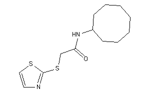 N-cyclooctyl-2-(thiazol-2-ylthio)acetamide