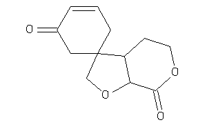 Spiro[3a,4,5,7a-tetrahydro-2H-furo[2,3-c]pyran-3,5'-cyclohex-2-ene]-1',7-quinone