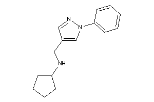 Cyclopentyl-[(1-phenylpyrazol-4-yl)methyl]amine