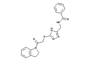 N-[[5-[(2-indolin-1-yl-2-keto-ethyl)thio]-4H-1,2,4-triazol-3-yl]methyl]benzamide