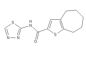 N-(1,3,4-thiadiazol-2-yl)-5,6,7,8-tetrahydro-4H-cyclohepta[b]thiophene-2-carboxamide