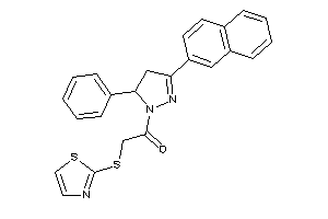 1-[3-(2-naphthyl)-5-phenyl-2-pyrazolin-1-yl]-2-(thiazol-2-ylthio)ethanone