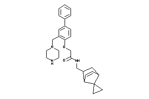 2-[4-phenyl-2-(piperazinomethyl)phenoxy]-N-(spiro[bicyclo[2.2.1]hept-2-ene-7,1'-cyclopropane]-5-ylmethyl)acetamide