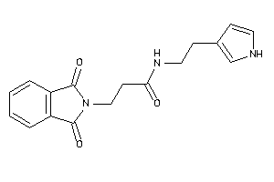 3-phthalimido-N-[2-(1H-pyrrol-3-yl)ethyl]propionamide