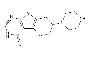 7-piperazino-5,6,7,8-tetrahydro-3H-benzothiopheno[2,3-d]pyrimidin-4-one