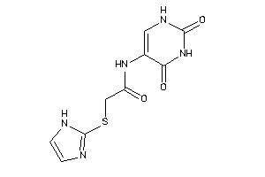 N-(2,4-diketo-1H-pyrimidin-5-yl)-2-(1H-imidazol-2-ylthio)acetamide