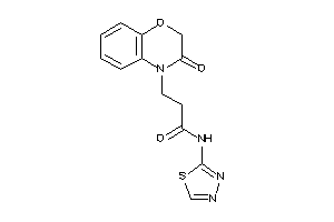 3-(3-keto-1,4-benzoxazin-4-yl)-N-(1,3,4-thiadiazol-2-yl)propionamide