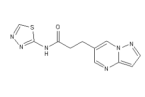 3-pyrazolo[1,5-a]pyrimidin-6-yl-N-(1,3,4-thiadiazol-2-yl)propionamide