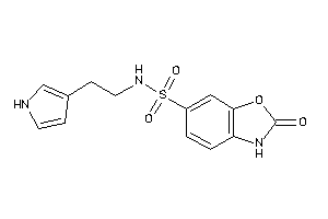 2-keto-N-[2-(1H-pyrrol-3-yl)ethyl]-3H-1,3-benzoxazole-6-sulfonamide