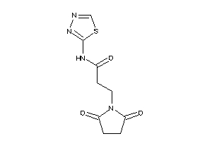 3-succinimido-N-(1,3,4-thiadiazol-2-yl)propionamide