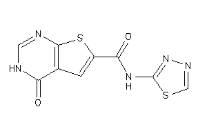 Image of 4-keto-N-(1,3,4-thiadiazol-2-yl)-3H-thieno[2,3-d]pyrimidine-6-carboxamide