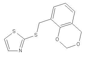 2-(4H-1,3-benzodioxin-8-ylmethylthio)thiazole