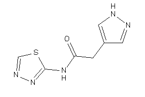 2-(1H-pyrazol-4-yl)-N-(1,3,4-thiadiazol-2-yl)acetamide