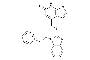 Image of 4-[[(1-phenethylbenzimidazol-2-yl)thio]methyl]-7H-thieno[2,3-b]pyridin-6-one