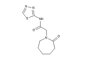 2-(2-ketoazepan-1-yl)-N-(1,3,4-thiadiazol-2-yl)acetamide