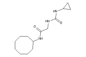 N-cyclooctyl-2-(cyclopropylcarbamoylamino)acetamide