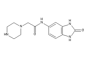 N-(2-keto-1,3-dihydrobenzimidazol-5-yl)-2-piperazino-acetamide