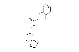 3-(6-keto-1H-pyrimidin-5-yl)propionic Acid Piperonyl Ester