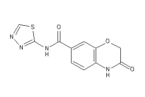 3-keto-N-(1,3,4-thiadiazol-2-yl)-4H-1,4-benzoxazine-7-carboxamide