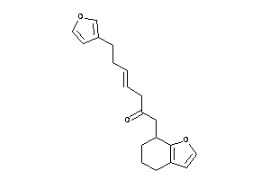 7-(3-furyl)-1-(4,5,6,7-tetrahydrobenzofuran-7-yl)hept-4-en-2-one