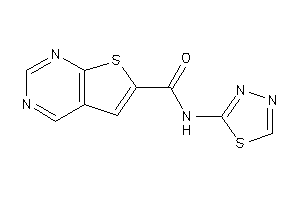 N-(1,3,4-thiadiazol-2-yl)thieno[2,3-d]pyrimidine-6-carboxamide