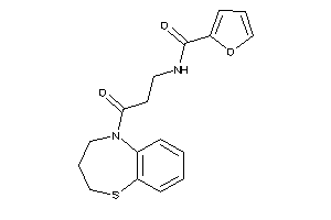 N-[3-(3,4-dihydro-2H-1,5-benzothiazepin-5-yl)-3-keto-propyl]-2-furamide