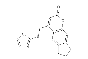 4-[(thiazol-2-ylthio)methyl]-7,8-dihydro-6H-cyclopenta[g]chromen-2-one