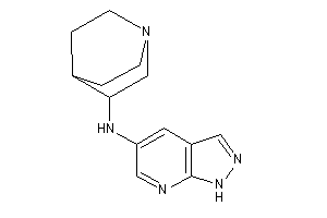1H-pyrazolo[3,4-b]pyridin-5-yl(quinuclidin-3-yl)amine