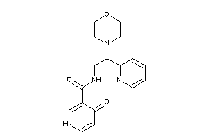 4-keto-N-[2-morpholino-2-(2-pyridyl)ethyl]-1H-pyridine-3-carboxamide