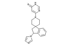 4-(3-imidazol-1-ylspiro[indane-1,4'-piperidine]-1'-yl)-1H-pyrimidin-6-one