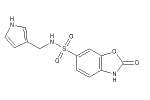 2-keto-N-(1H-pyrrol-3-ylmethyl)-3H-1,3-benzoxazole-6-sulfonamide