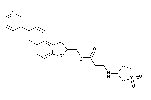 3-[(1,1-diketothiolan-3-yl)amino]-N-[[7-(3-pyridyl)-1,2-dihydrobenzo[e]benzofuran-2-yl]methyl]propionamide