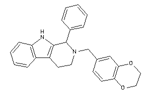 2-(2,3-dihydro-1,4-benzodioxin-7-ylmethyl)-1-phenyl-1,3,4,9-tetrahydro-$b-carboline