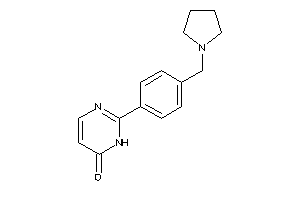 2-[4-(pyrrolidinomethyl)phenyl]-1H-pyrimidin-6-one