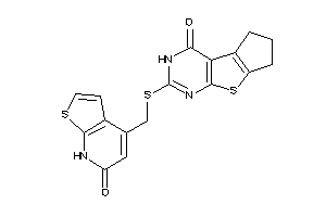 [(6-keto-7H-thieno[2,3-b]pyridin-4-yl)methylthio]BLAHone