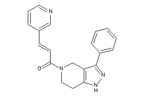 Image of 1-(3-phenyl-1,4,6,7-tetrahydropyrazolo[4,3-c]pyridin-5-yl)-3-(3-pyridyl)prop-2-en-1-one