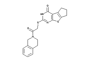 [[2-(3,4-dihydro-1H-isoquinolin-2-yl)-2-keto-ethyl]thio]BLAHone