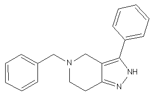 5-benzyl-3-phenyl-2,4,6,7-tetrahydropyrazolo[4,3-c]pyridine