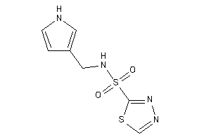 N-(1H-pyrrol-3-ylmethyl)-1,3,4-thiadiazole-2-sulfonamide