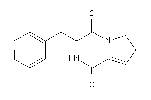 3-benzyl-2,3,6,7-tetrahydropyrrolo[1,2-a]pyrazine-1,4-quinone